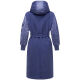 Marikoo Tjadee Damen Winter Wickelmantel Blue Violet-Größe M - Gr. 38