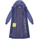 Marikoo Tjadee Damen Winter Wickelmantel Blue Violet-Größe M - Gr. 38