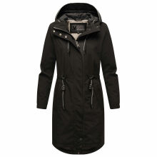 Marikoo Megumii Damen Übergangsjacke Schwarz Größe XXXXXL - Gr. 50