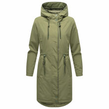 Marikoo Megumii Damen Übergangsjacke Olive Größe XXXXXL - Gr. 50