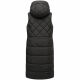 Marikoo Narikaa Damen Winterweste Schwarz Größe XXL - Gr. 44