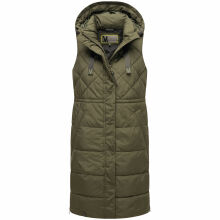 Marikoo Narikaa Damen Winterweste Dark Olive Größe L - Gr. 40