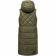 Marikoo Narikaa Damen Winterweste Dark Olive Größe XXXL - Gr. 46