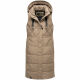 Marikoo Narikaa Damen Winterweste Taupe Grey Größe S - Gr. 36