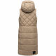 Marikoo Narikaa Damen Winterweste Taupe Grey Größe XXL - Gr. 44