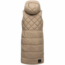 Marikoo Narikaa Damen Winterweste Taupe Grey Größe XXXL - Gr. 46