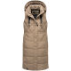 Marikoo Narikaa Damen Winterweste Taupe Grey Größe XXXL - Gr. 46