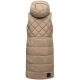 Marikoo Narikaa Damen Winterweste Taupe Grey Größe XXXL - Gr. 46