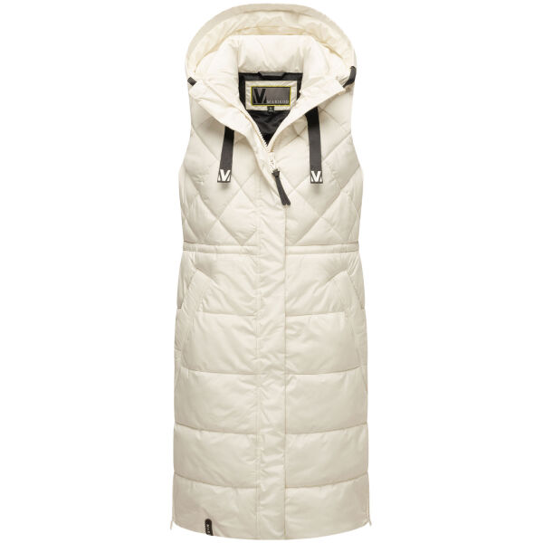 Marikoo Narikaa Damen Winterweste Offwhite Größe XXXL - Gr. 46