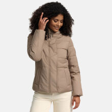 Marikoo Elira Damen Winterjacke Taupe Grey Größe XS - Gr. 34