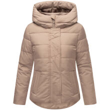 Marikoo Elira Damen Winterjacke Taupe Grey Größe XS - Gr. 34