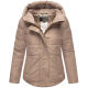 Marikoo Elira Damen Winterjacke Taupe Grey Größe XS - Gr. 34