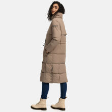 Navahoo Der Wahnsinn Damen Winterjacke Taupe Grey Größe XL - Gr. 42