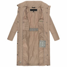 Navahoo Der Wahnsinn Damen Winterjacke Taupe Grey Größe XXXL - Gr. 46