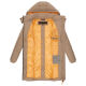 Navahoo BliblablubbDamen Winterjacke Taupe Grey Größe M - Gr. 38