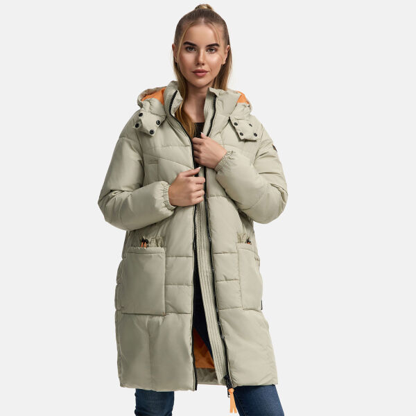 Navahoo BliblablubbDamen Winterjacke Pebble Grey Größe XXXXXL - Gr. 50