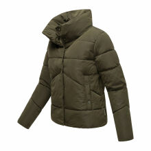 Marikoo Jalliaa Damen Winterjacke Dark Olive Größe S - Gr. 36