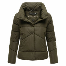 Marikoo Jalliaa Damen Winterjacke Dark Olive Größe XL - Gr. 42