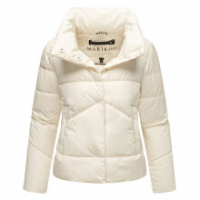 Marikoo Jalliaa Damen Winterjacke Offwhite Größe XXXL - Gr. 46