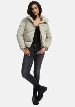 Marikoo Jalliaa Damen Winterjacke Pebble Grey Größe XXXL - Gr. 46