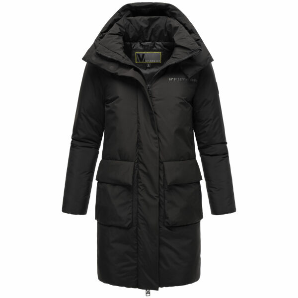 Marikoo Nanami Damen Winterjacke Schwarz Größe L - Gr. 40