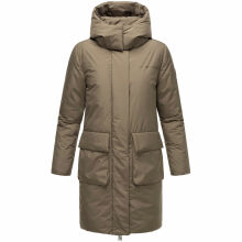 Marikoo Nanami Damen Winterjacke Stone Brown Größe XXL - Gr. 44
