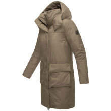 Marikoo Nanami Damen Winterjacke Stone Brown Größe XXL - Gr. 44