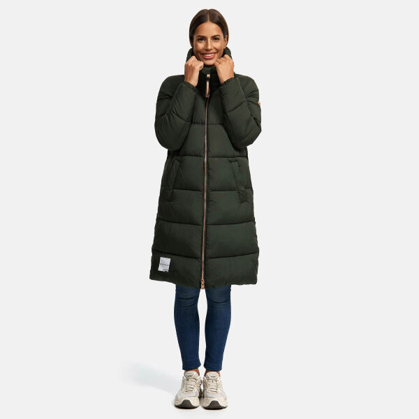 Marikoo Nomadiaa Damen Winterjacke Dark Olive Größe L - Gr. 40