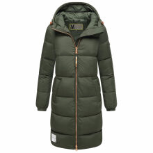 Marikoo Nomadiaa Damen Winterjacke Dark Olive Größe L - Gr. 40
