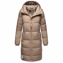 Marikoo Nomadiaa Damen Winterjacke Taupe Grey Größe L - Gr. 40