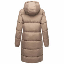 Marikoo Nomadiaa Damen Winterjacke Taupe Grey Größe L - Gr. 40