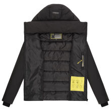 Marikoo Radaa Damen Stepp Jacke Schwarz Größe XXXL - Gr. 46
