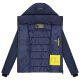Marikoo Radaa Damen Stepp Jacke Navy Größe XXXXL - Gr. 48