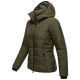 Marikoo Radaa Damen Stepp Jacke Olive Größe L - Gr. 40