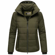 Marikoo Radaa Damen Stepp Jacke Olive Größe XL - Gr. 42