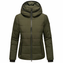 Marikoo Radaa Damen Stepp Jacke Olive Größe XXL - Gr. 44