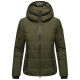 Marikoo Radaa Damen Stepp Jacke Olive Größe XXXXL - Gr. 48