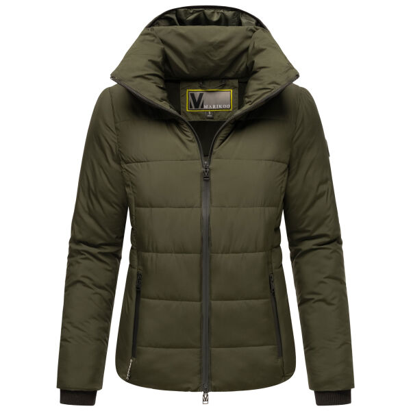 Marikoo Radaa Damen Stepp Jacke Olive Größe XXXXXL - Gr. 50