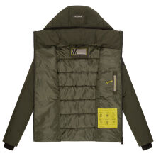 Marikoo Radaa Damen Stepp Jacke Olive Größe XXXXXL - Gr. 50