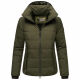 Marikoo Radaa Damen Stepp Jacke Olive Größe XXXXXL - Gr. 50