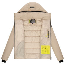 Marikoo Radaa Damen Stepp Jacke Taupe Grey Größe L - Gr. 40