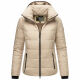 Marikoo Radaa Damen Stepp Jacke Taupe Grey Größe L - Gr. 40