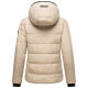 Marikoo Radaa Damen Stepp Jacke Taupe Grey Größe XXL - Gr. 44