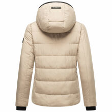 Marikoo Radaa Damen Stepp Jacke Taupe Grey Größe XXXXXXL - Gr. 52