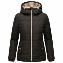 Marikoo Alemee Damen Stepp Jacke Schwarz Größe M - Gr. 38