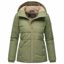 Marikoo Alemee Damen Stepp Jacke Olive Größe M - Gr. 38