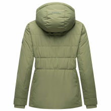 Marikoo Alemee Damen Stepp Jacke Olive Größe M - Gr. 38