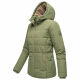 Marikoo Alemee Damen Stepp Jacke Olive Größe L - Gr. 40