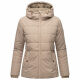 Marikoo Alemee Damen Stepp Jacke Taupe Grey Größe XS - Gr. 34