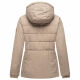 Marikoo Alemee Damen Stepp Jacke Taupe Grey Größe S - Gr. 36